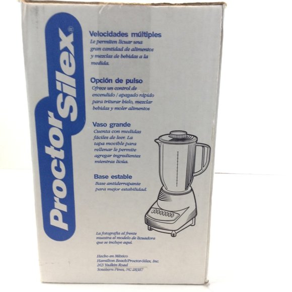 Proctor Silex Blend Master Blender 10 Speeds Ice Breaker 40oz./ 1.18L Glass Jar - Picture 4 of 10
